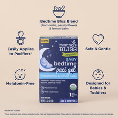 Mommy's Bliss aplicación del gel en chupete con mano de cuidador para uso fácil