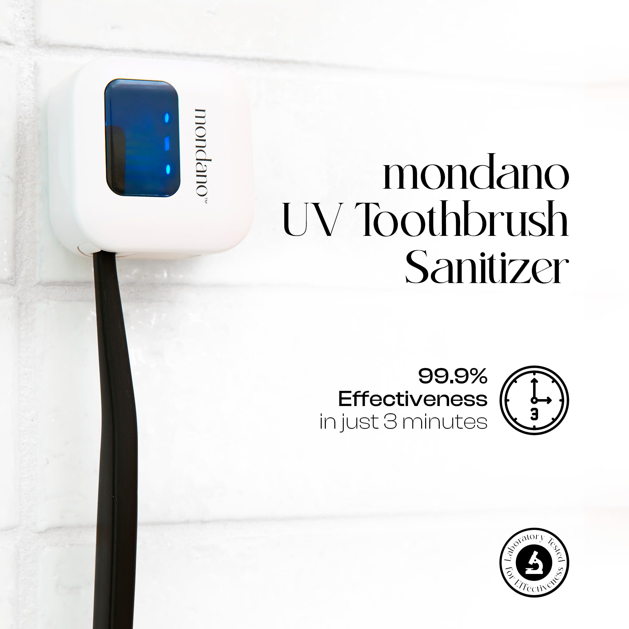 Mondano detalle interior con luz UV‑C segura para desinfección rápida