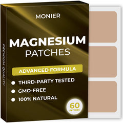 MONIER imagen frontal del empaque que muestra 60 parches para comodidad