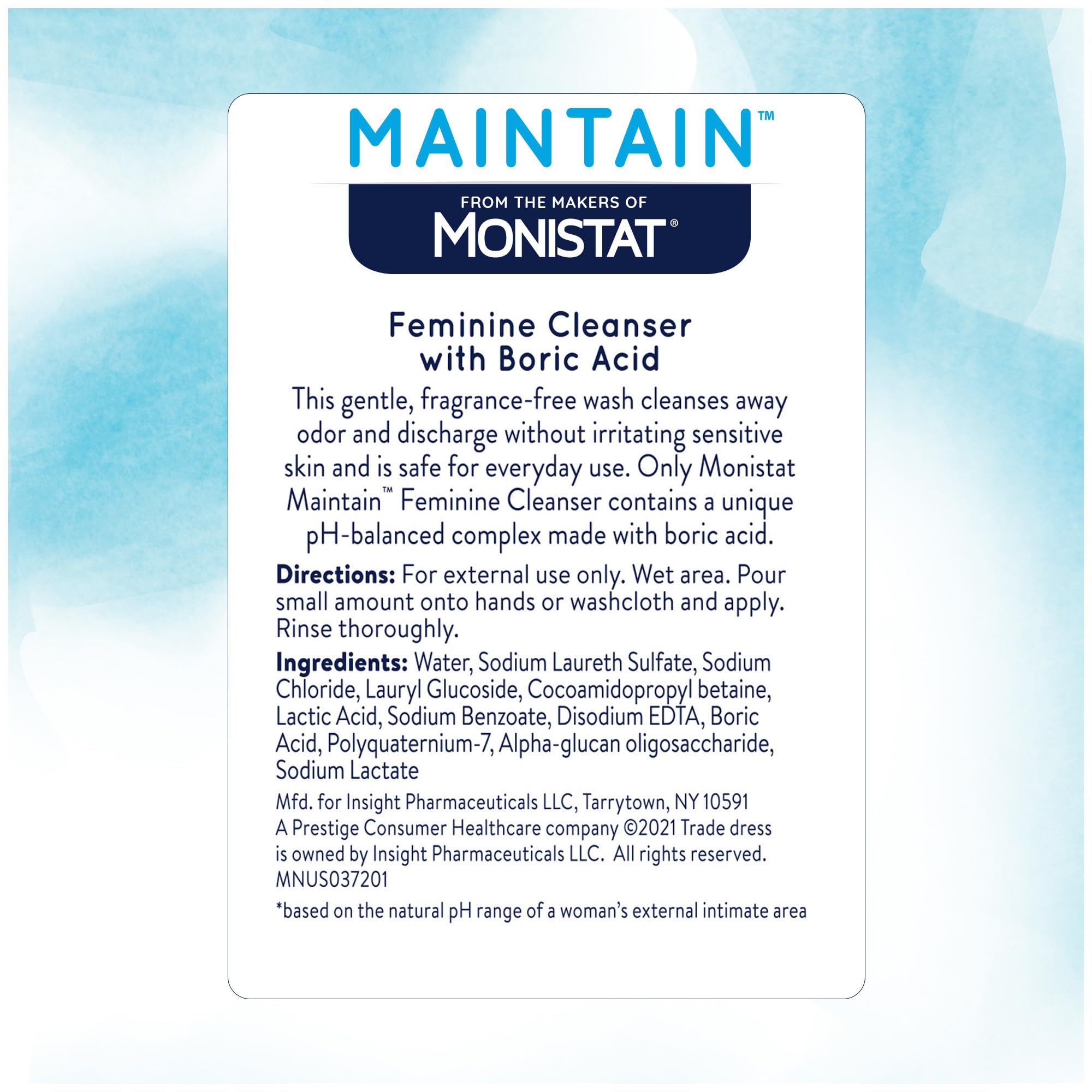 Monistat en ambiente de baño lifestyle transmitiendo frescor y confianza