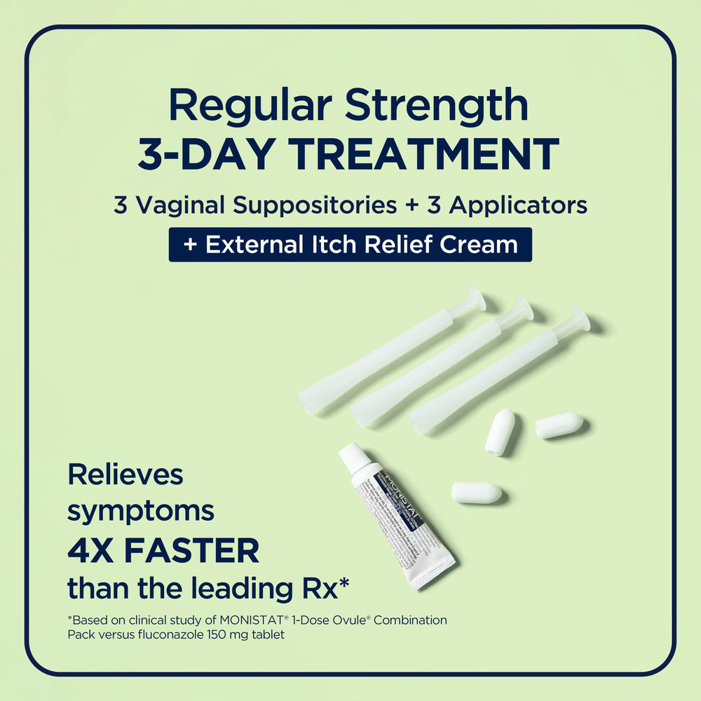 Textura de la crema Monistat Instant Itch Relief con aloe para alivio rápido
