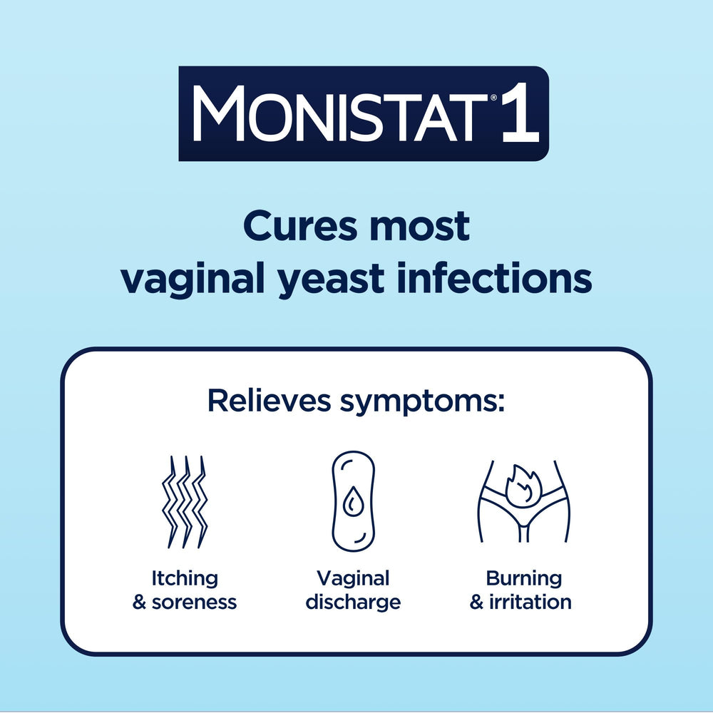 Monistat tubo de crema externa para calmar picazón rápidamente
