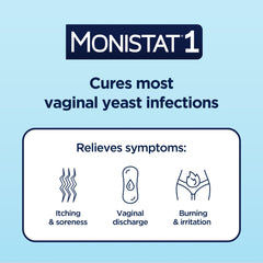 Monistat tubo de crema externa para calmar picazón rápidamente