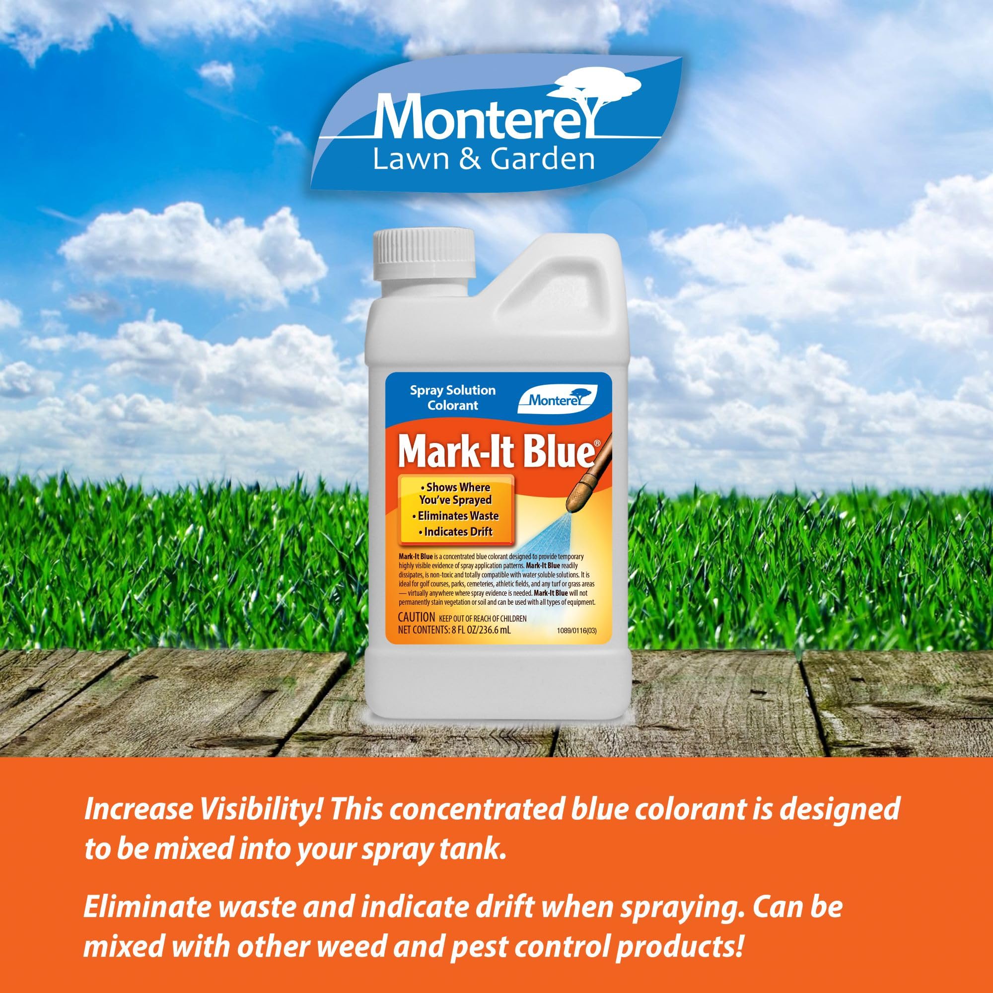 Monterey Mark-It Blue cuchara dosificadora, medida exacta y control