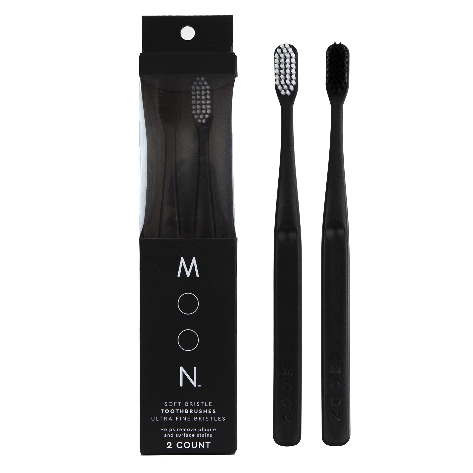 MOON cepillo frontal mostrando diseño elegante y fácil agarre