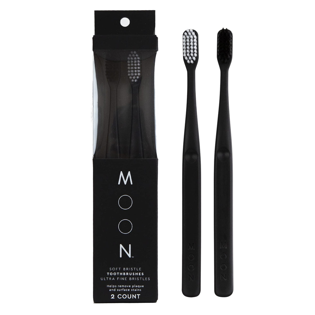 MOON cepillo frontal mostrando diseño elegante y fácil agarre