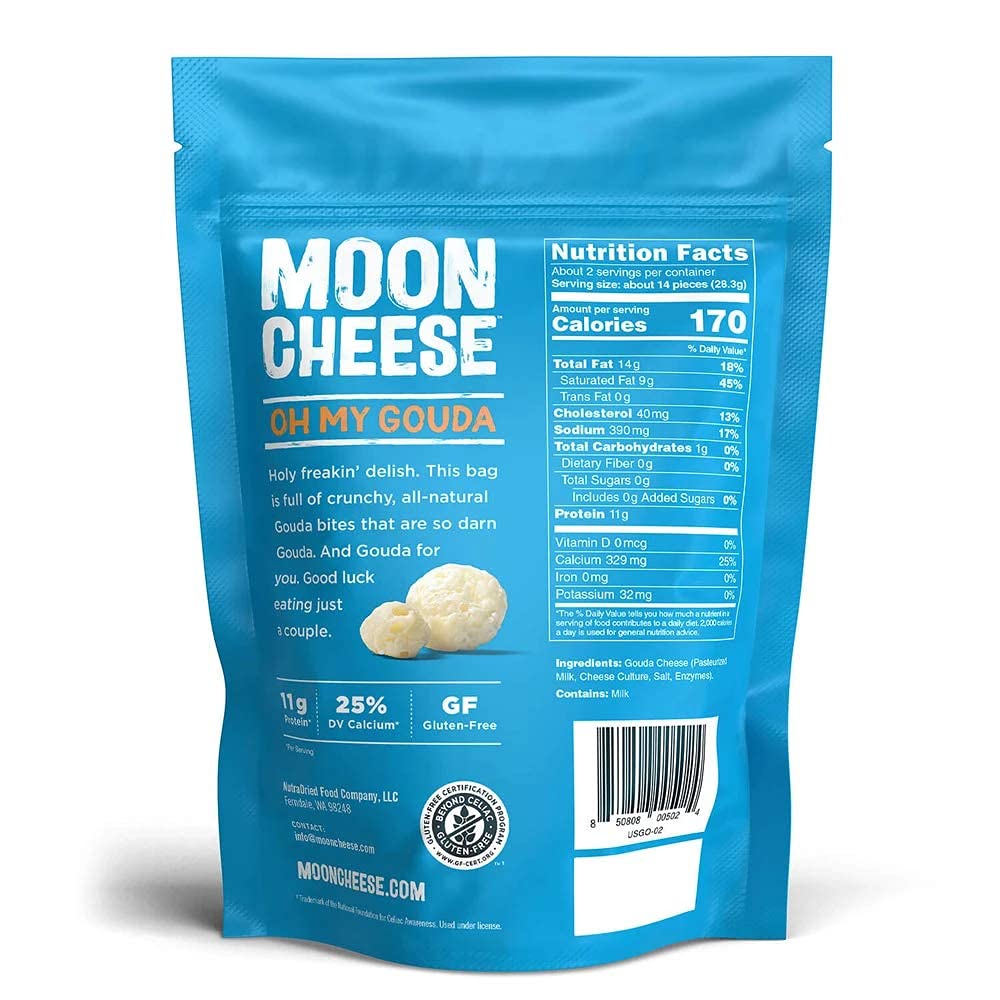 Moon Cheese bol con bocados y ensalada añadiendo crujiente y proteína