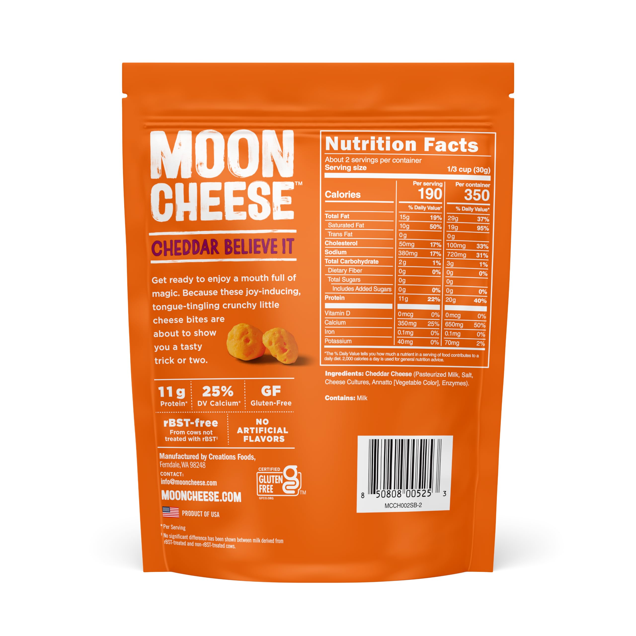 Moon Cheese en tabla de aperitivos con frutas, beneficio complemento gourmet
