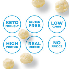 Moon Cheese en lonchera junto a otros alimentos, snack práctico
