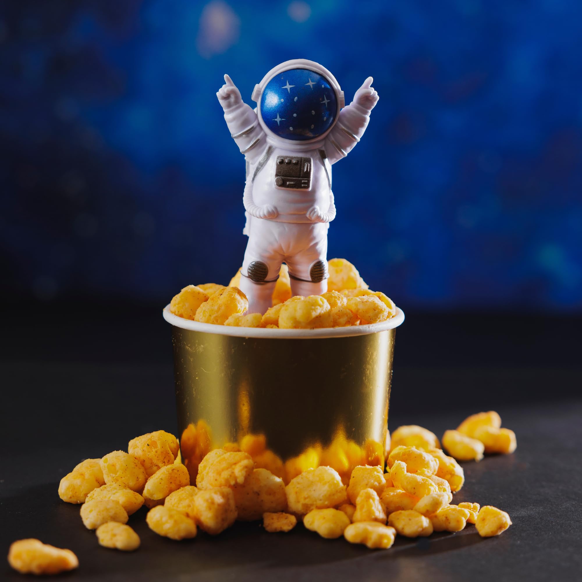 Moon Cheese snack en mochila para consumo en ruta y conveniencia