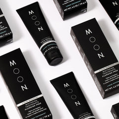 MOON comparación de tamaño del tubo para referencia de 4.2 oz