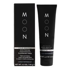 MOON frente del empaque mostrando diseño y beneficios visibles