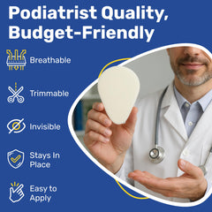 Moon Health almohadilla colocada en zapatilla para alivio inmediato