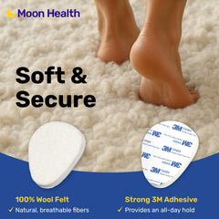 Moon Health comparación de grosor 1/4” para amortiguación discreta