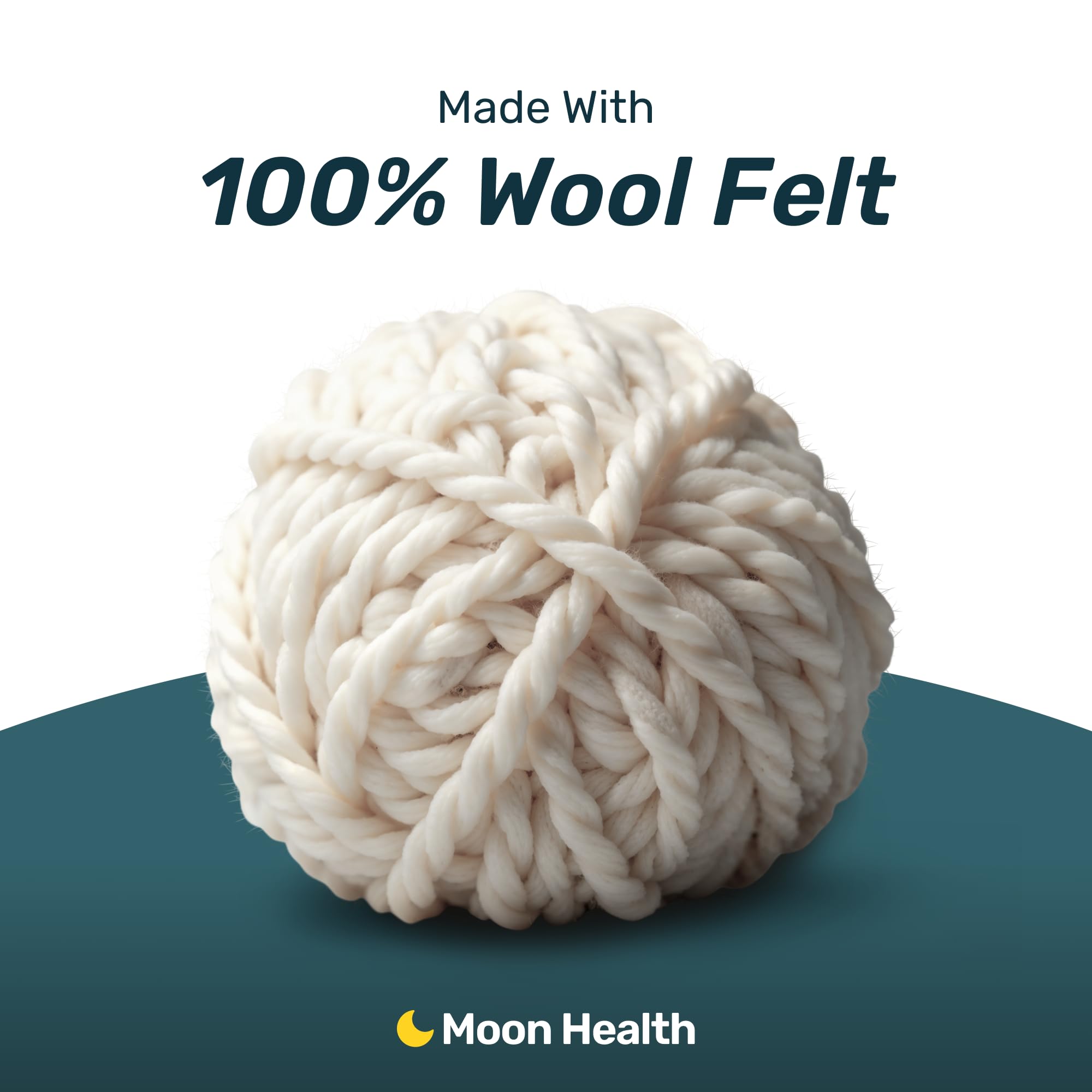 Moon Health detalle del adhesivo sin residuos, fijación segura