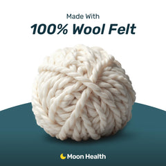 Moon Health detalle del adhesivo sin residuos, fijación segura