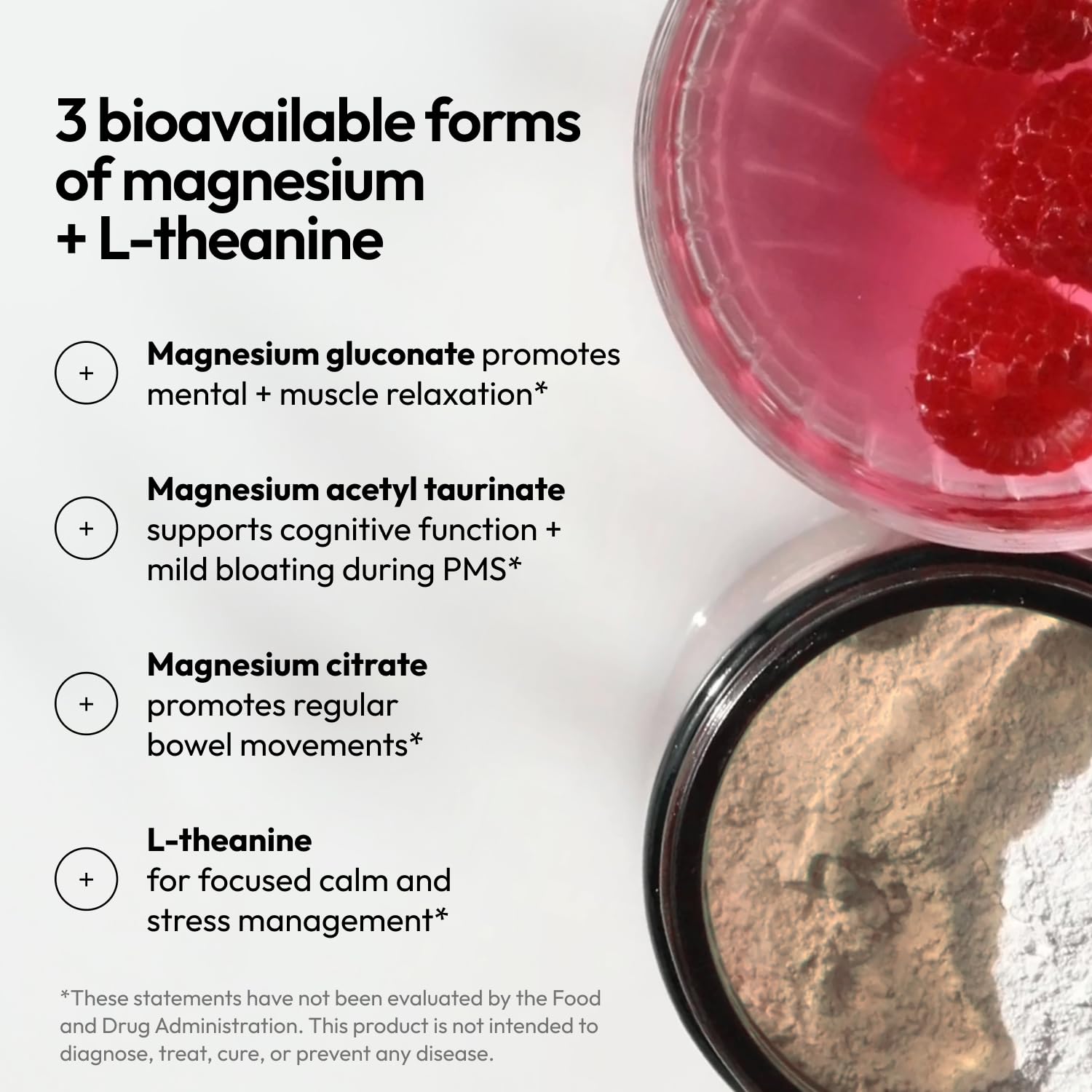 Cucharita con Magnesi-Om Moon Juice medida recomendada y dosificación simple