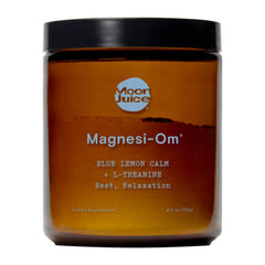 Moon Juice envase frontal mostrando la marca, fácil identificación y confianza
