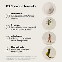 Moon Juice etiqueta nutricional en primer plano con vitaminas listadas