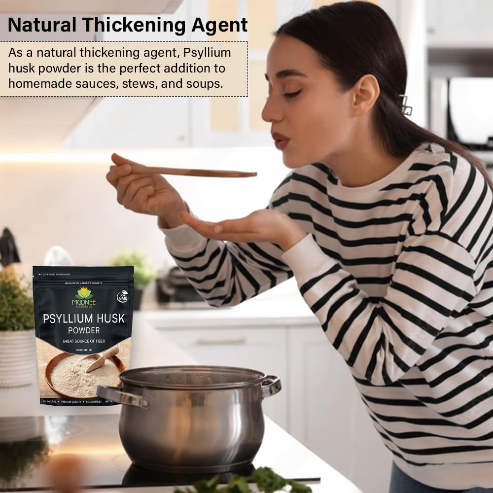 Moonee Naturals polvo usado en receta keto, mejora textura de horneados