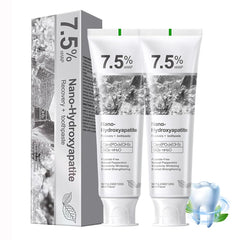 MOONGAZE pack frontal mostrando dos tubos y beneficio protección de esmalte