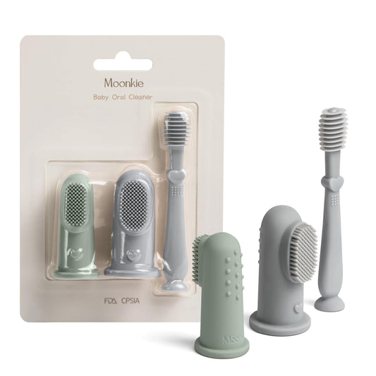 Moonkie kit frontal mostrando los tres piezas y beneficios de higiene