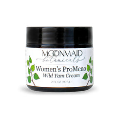 MoonMaid ProMeno frasco delantero mostrando tamaño y diseño beneficios prácticos