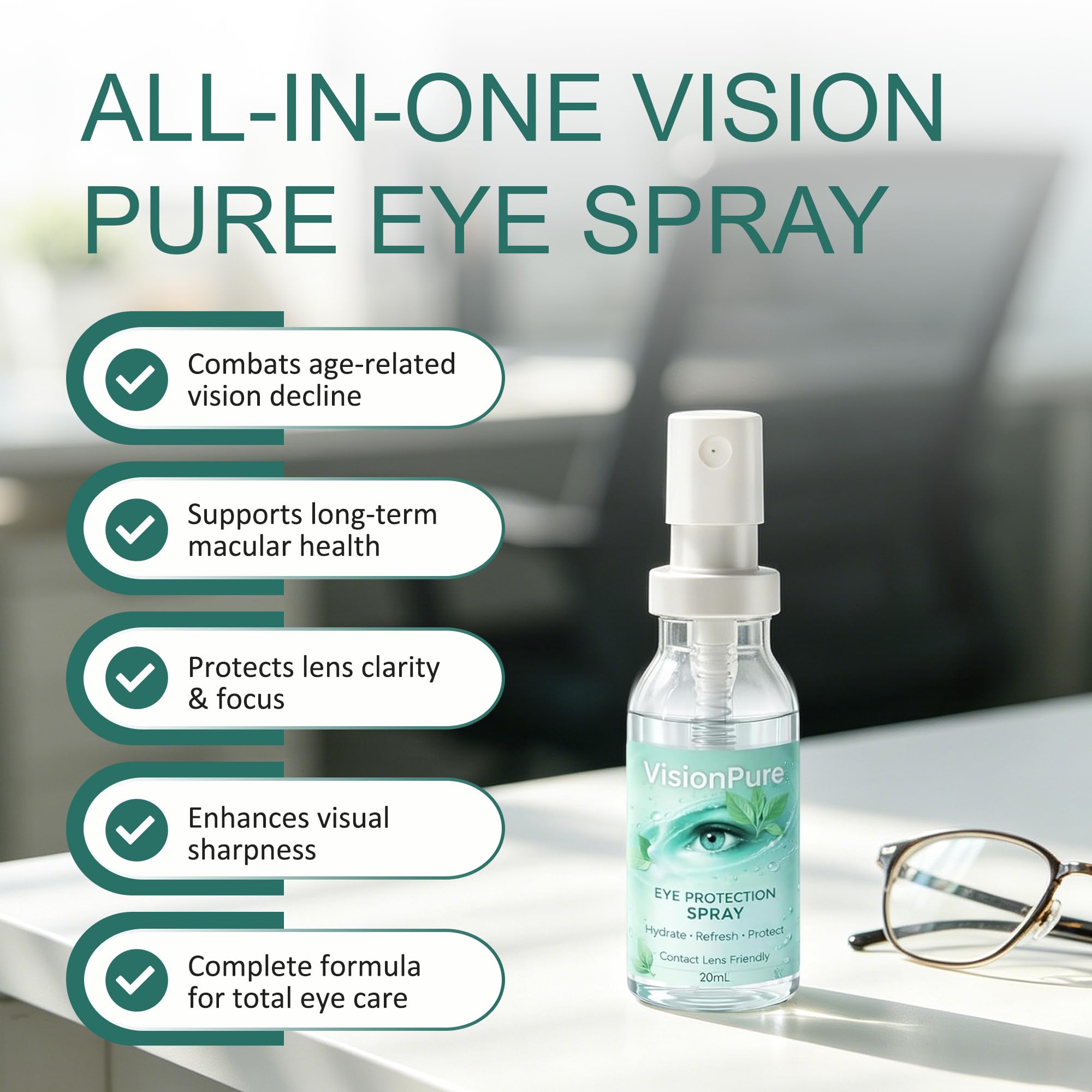 MORAMODE VisionPure textura de la bruma ligera sensación fresca