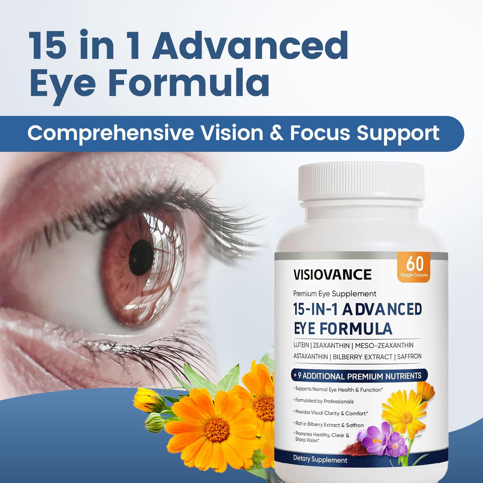 MORANDEE VisioVance etiqueta con lista de ingredientes clave visible