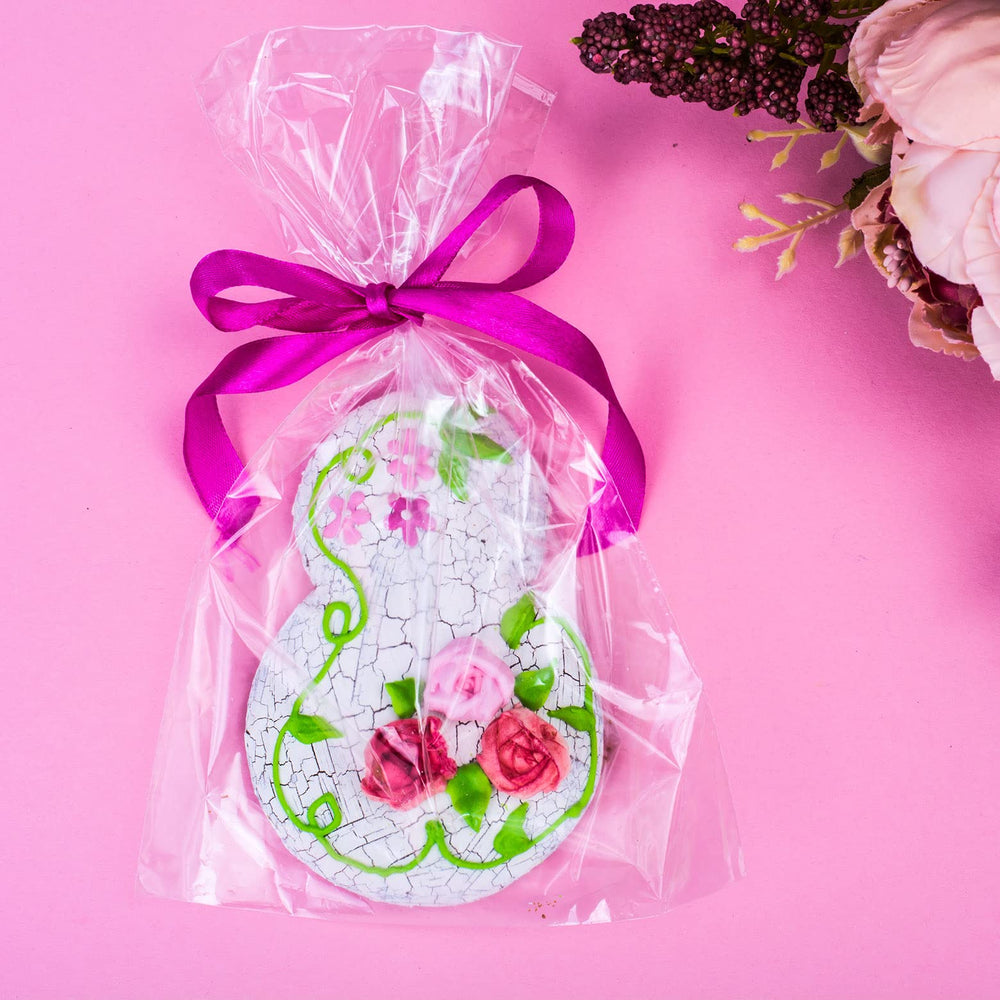 Morepack bolsa usada con cake pop dentro, realza producto y protege