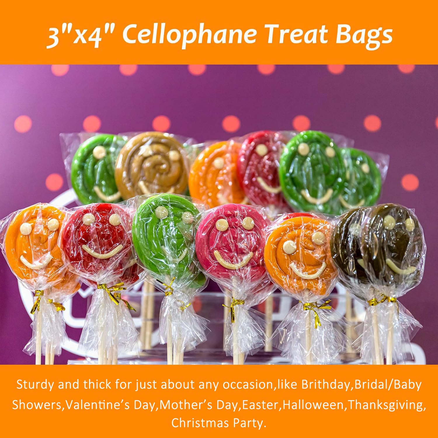 Morepack bolsa con cake pop dentro demostrando presentación profesional