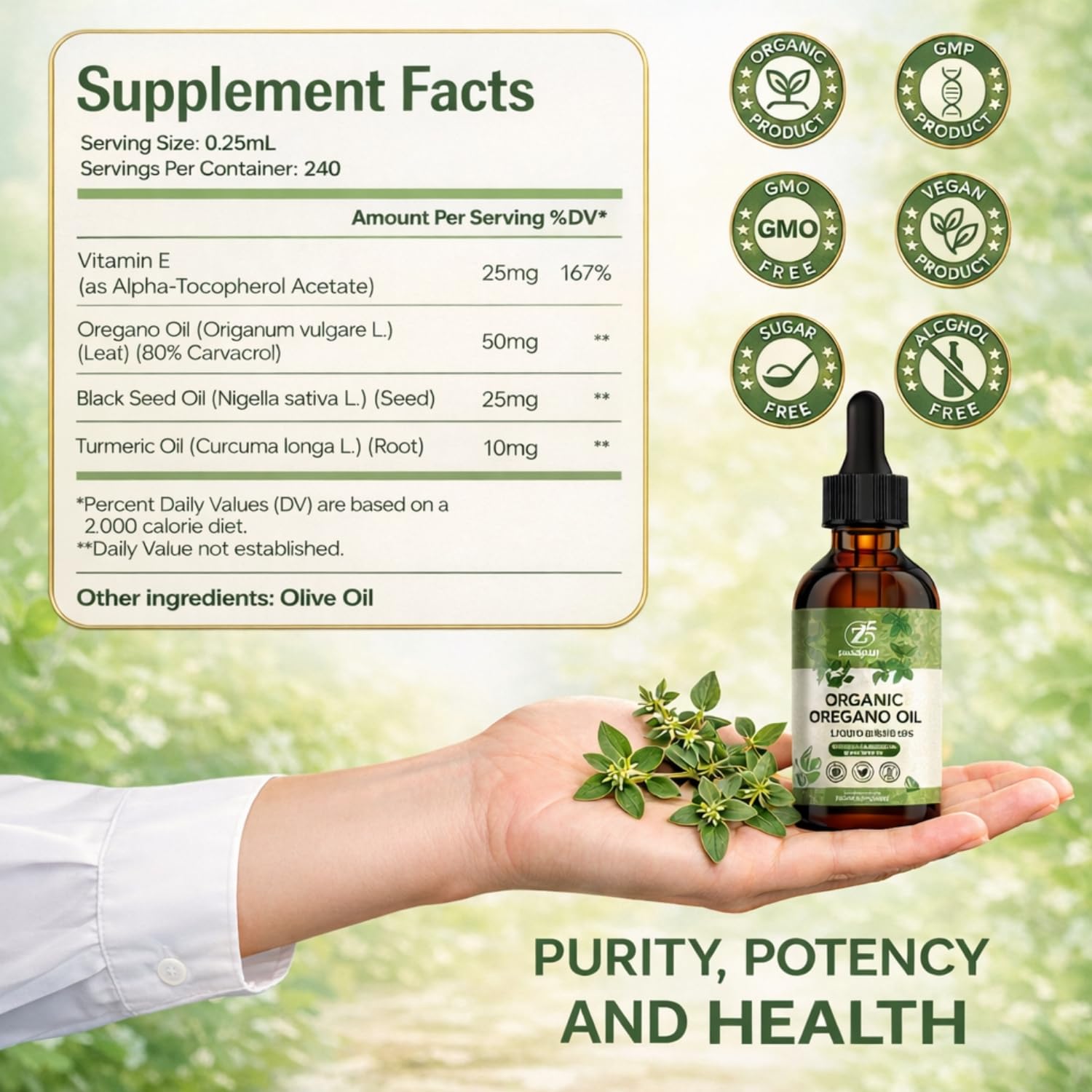 MornThrive ingredientes orgánicos en primer plano resaltando pureza