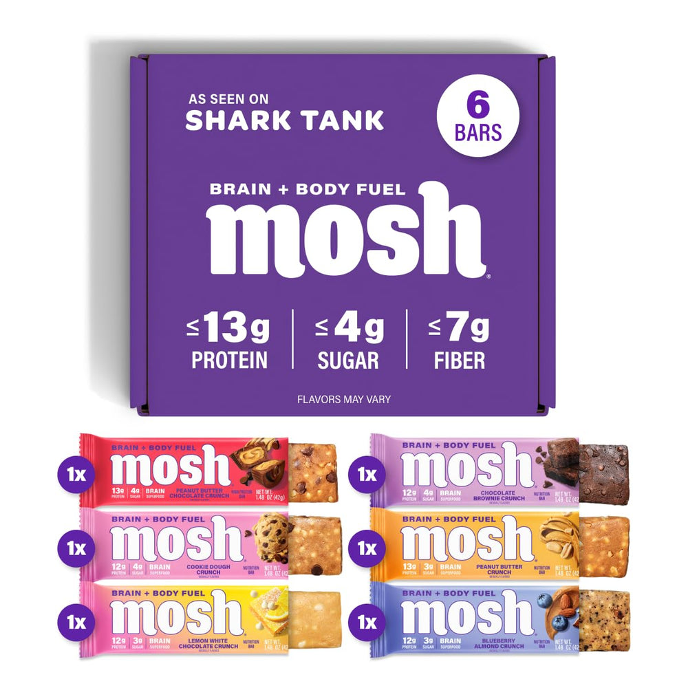 MOSH paquete frontal variedad mostrando diseño y conveniencia