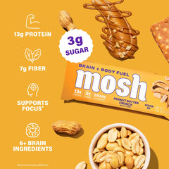 MOSH textura crujiente de la superficie que aporta placer al masticar
