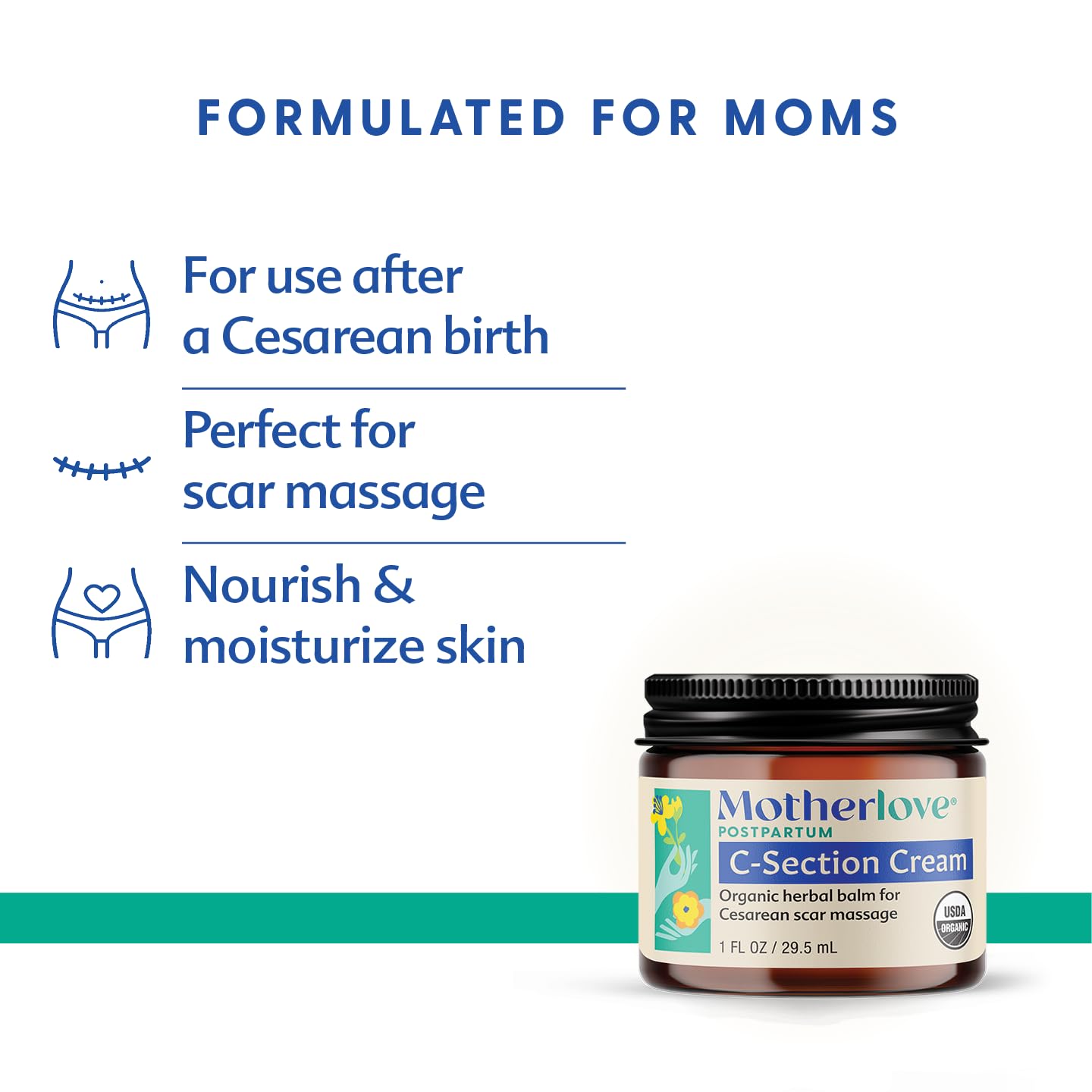 Motherlove crema textura en primer plano que revela consistencia nutritiva