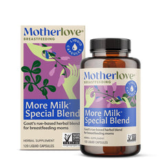 Motherlove envase frontal mostrando 120 cápsulas, información clara