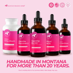 Mountain Meadow Herbs hierbas frescas usadas en la fórmula para apoyo prenatal