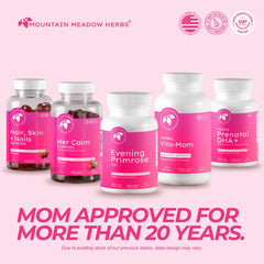 Mountain Meadow Herbs etiqueta nutricional clara con información de ingredientes