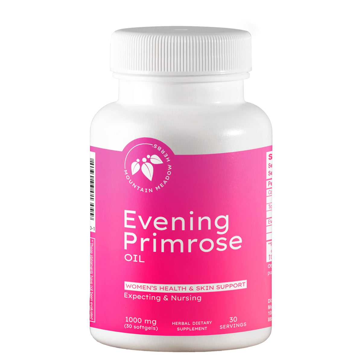Mountain Meadow Herbs envase frontal mostrando el producto y beneficios