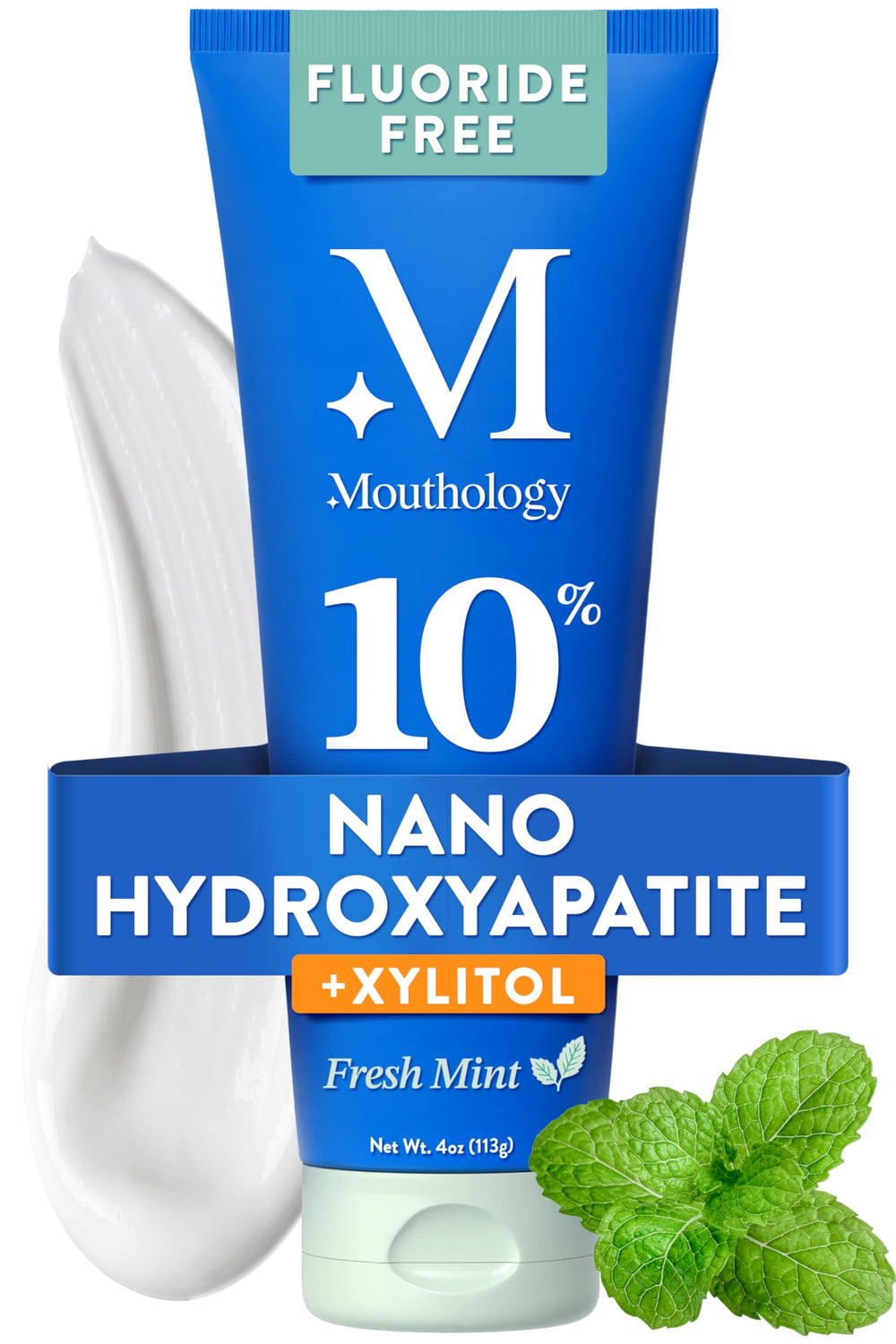Mouthology frontal del envase 4oz mostrando diseño y sello Made in USA, confianza