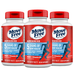 Move Free frasco frente mostrando etiqueta y beneficio de movilidad
