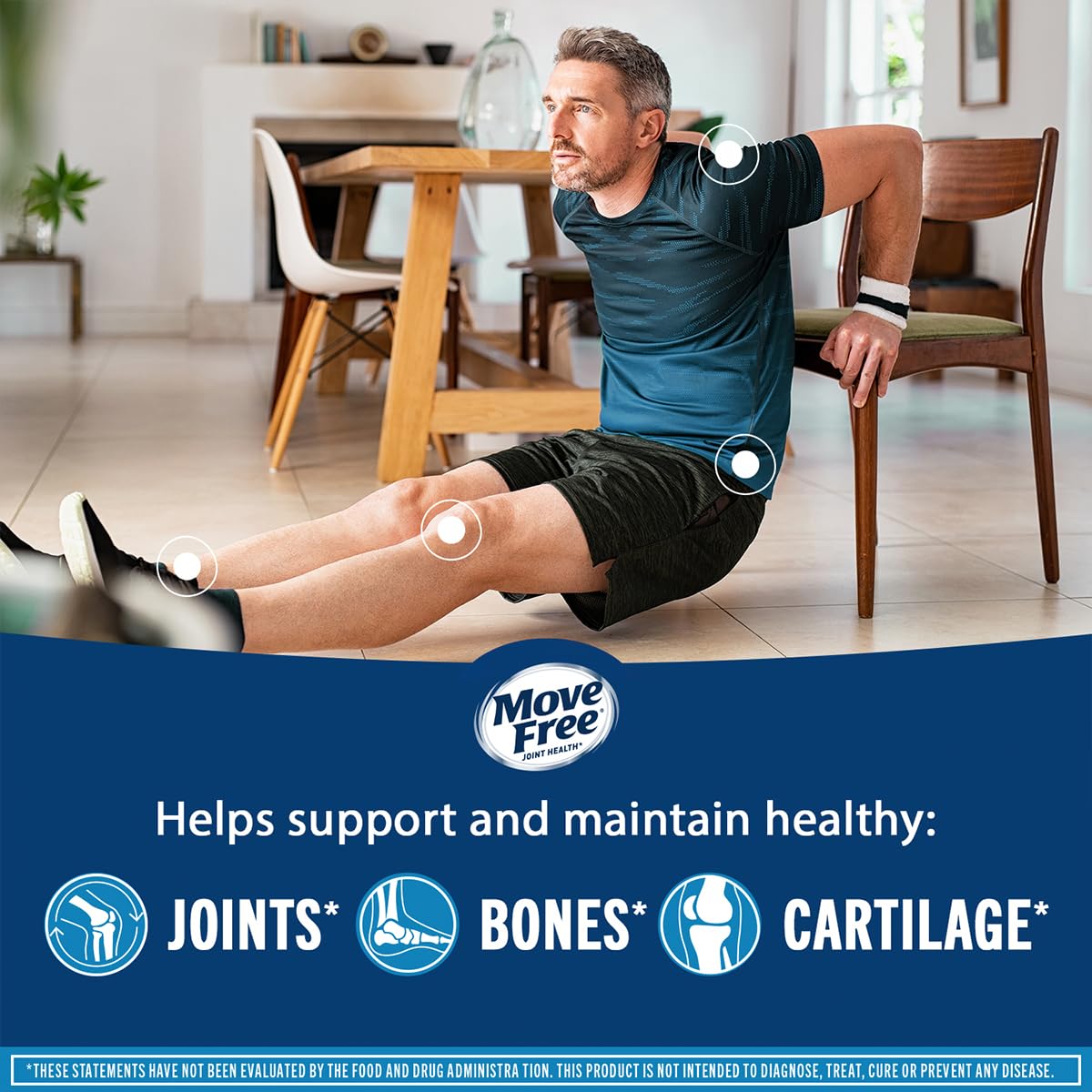 Move Free suplemento junto a comida para uso diario con comidas