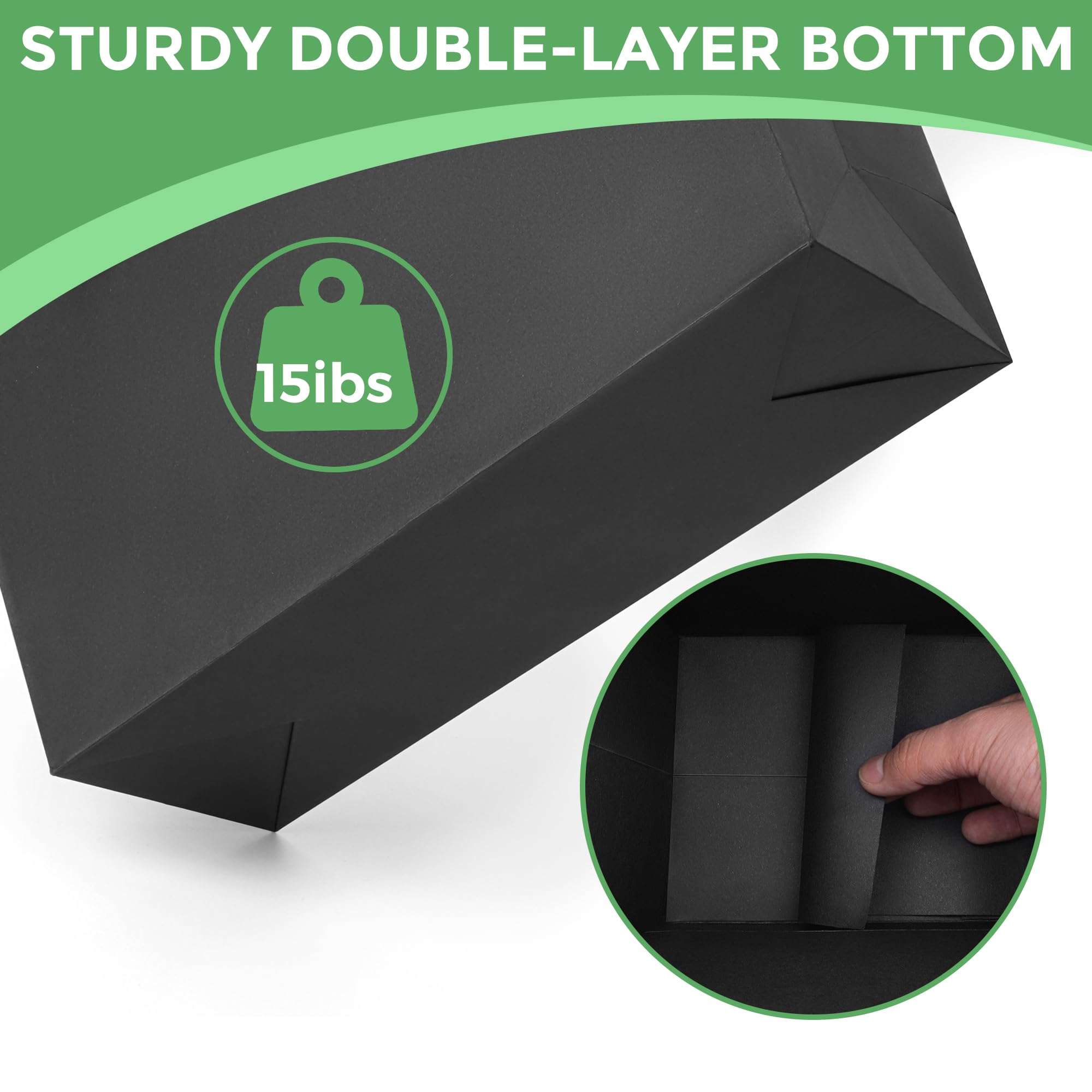 MOXARYSU bolsa en mesa de fiesta con regalo, estética sobria y adaptable