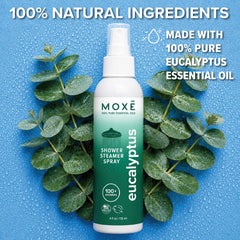 MOXĒ etiqueta certificada en primer plano, confianza en ingredientes puros