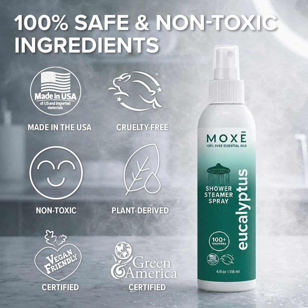MOXĒ gota de aceite esencial en fondo, pureza y potencia aromática