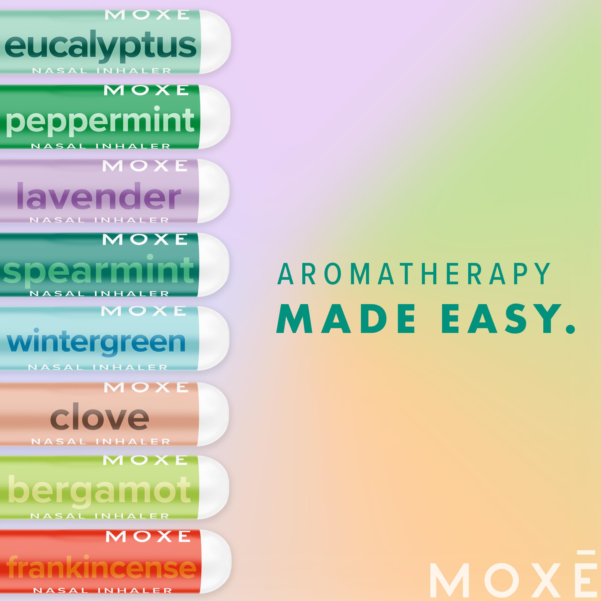 MOXĒ tapón y textura del inhalador, detalle de calidad y fácil apertura