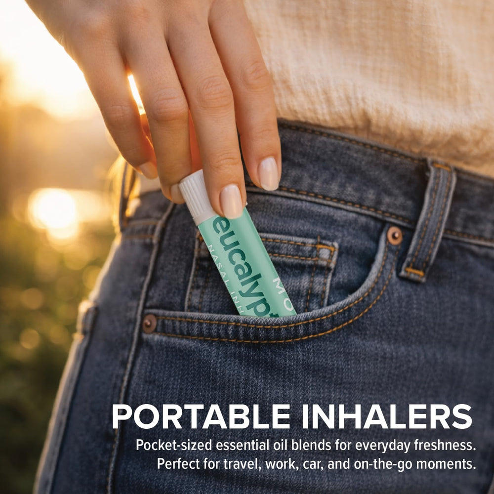 MOXĒ empaque pack de 3 inhaladores que muestra conveniencia y valor para viajes