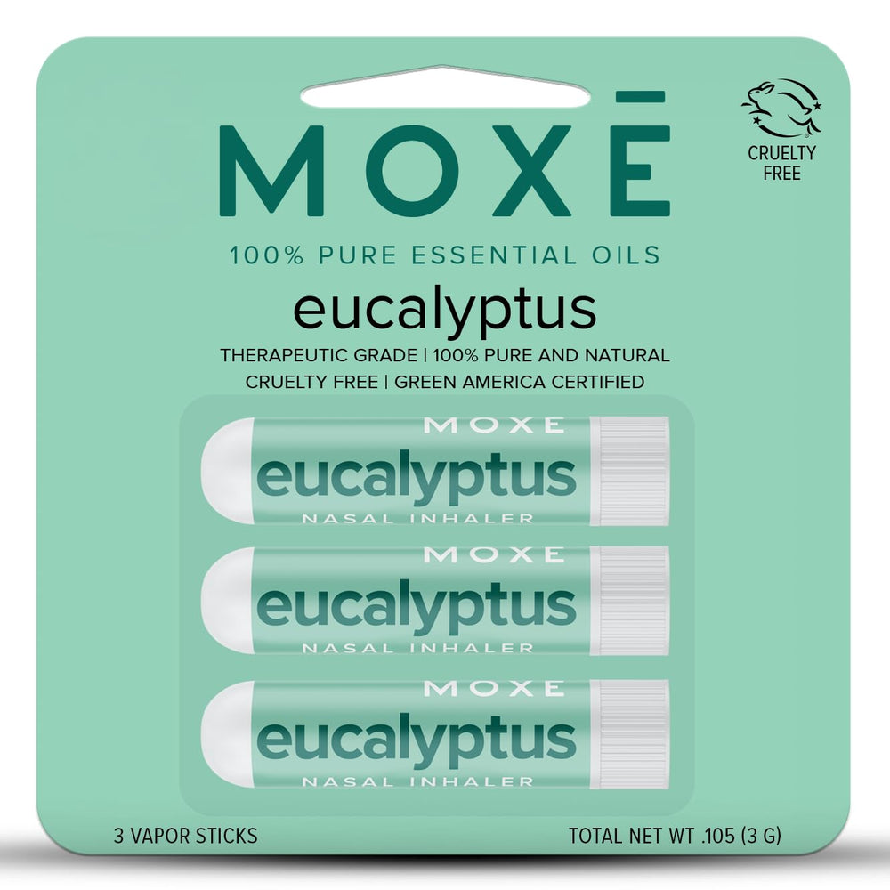 MOXĒ inhalador frontal mostrando diseño compacto y portátil beneficios de acceso rápido