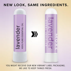 MOXĒ inhalador junto a objetos cotidianos para comparar tamaño