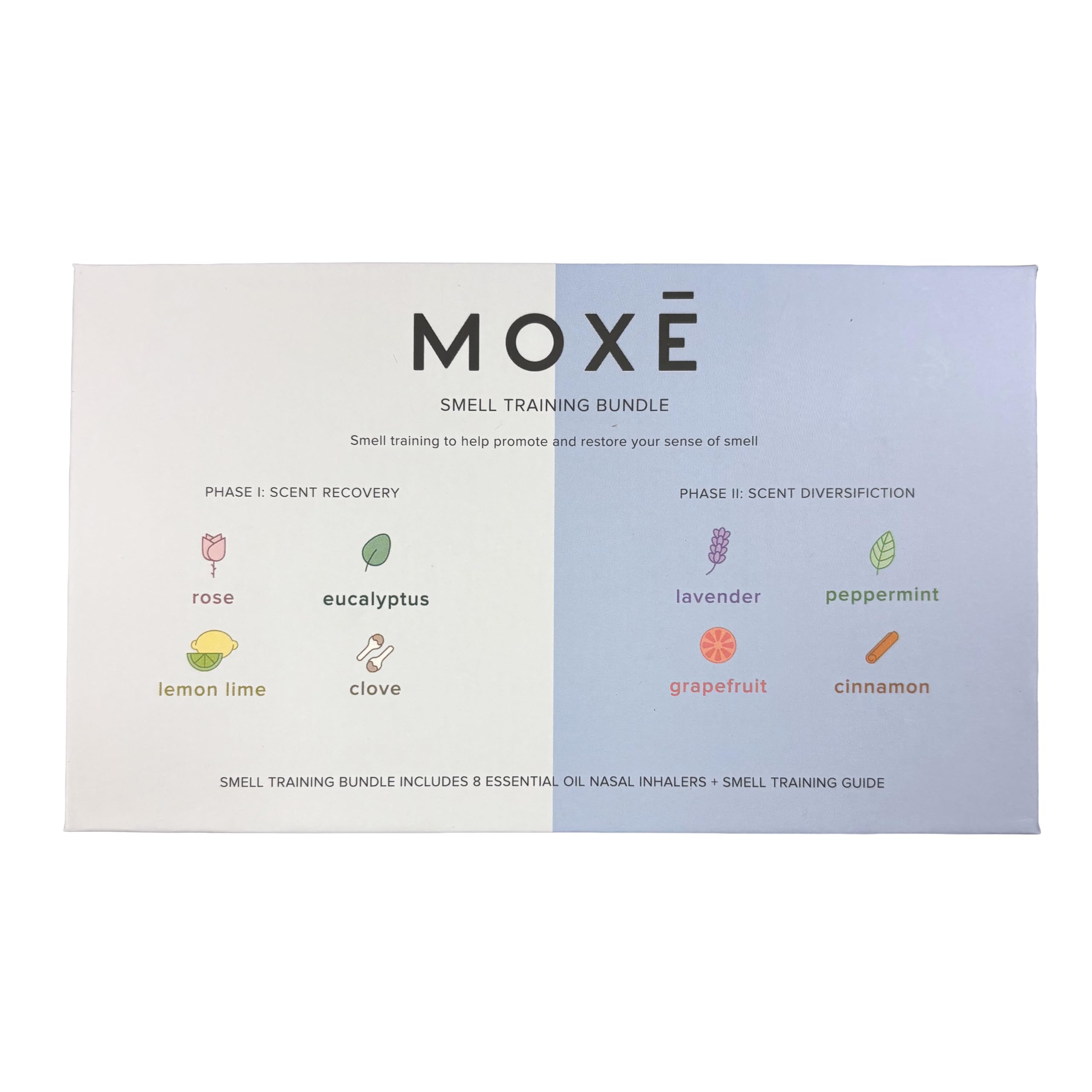 MOXE kit en ambiente de cocina con plantas, sugiere incorporación del entrenamiento olfativo en la rutina